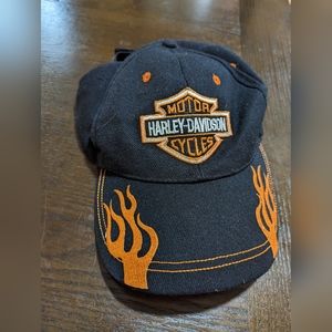 Harley Davidson Hat with Flames